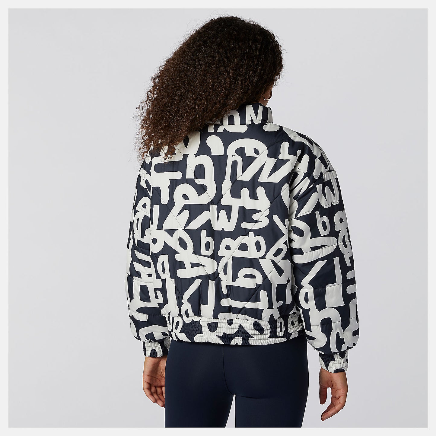 New Balance Determination Packable Printed Quilted Jacket