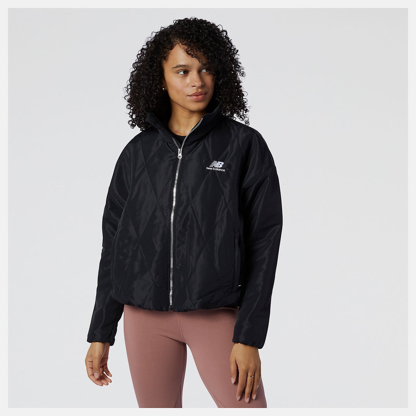 New Balance NB Athletics Argyle Quilted Jacket