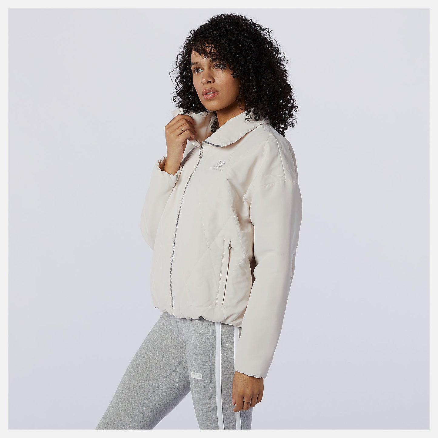 New Balance NB Athletics Argyle Quilted Jacket