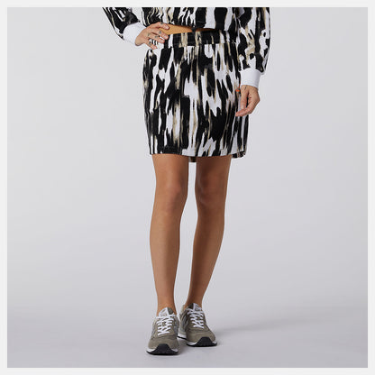 New Balance NB Athletics Collide Printed Terry Skirt