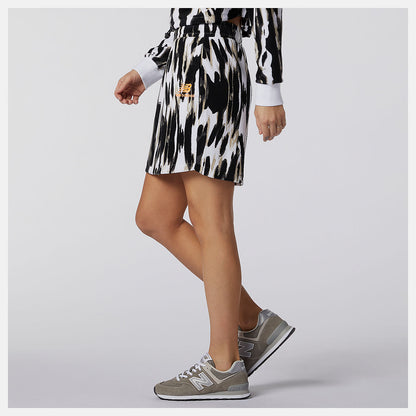 New Balance NB Athletics Collide Printed Terry Skirt