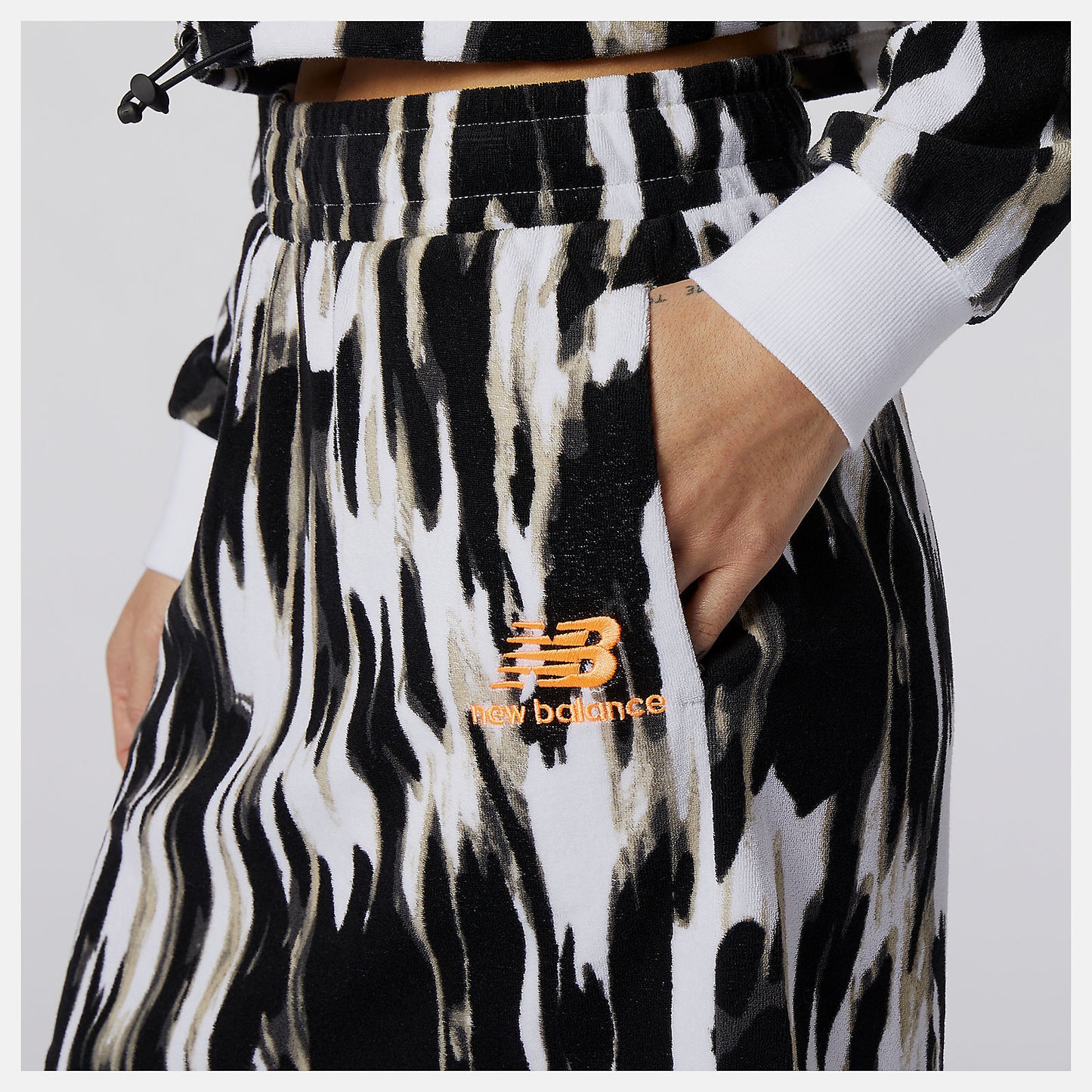 New Balance NB Athletics Collide Printed Terry Skirt