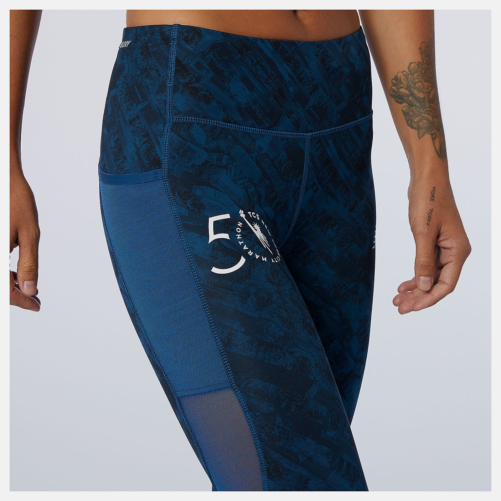 New Balance NYC Marathon Printed Impact Run Tight