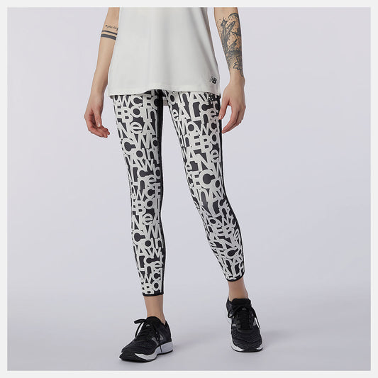 New Balance Relentless Printed High Rise 7/8 Tight