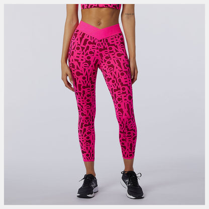 New Balance Relentless Printed High Rise 7/8 Tight