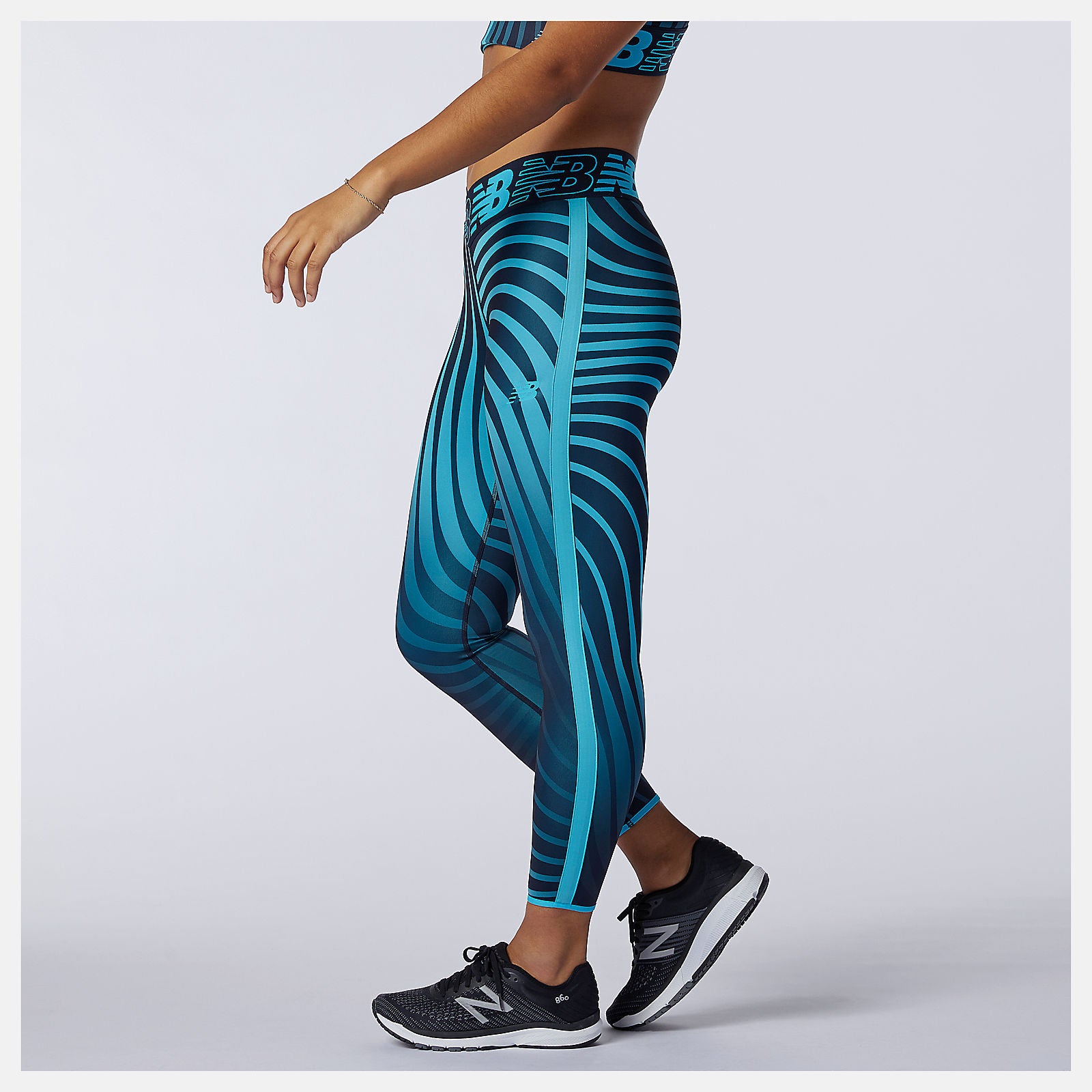 New Balance Relentless Printed High Rise 7/8 Tight