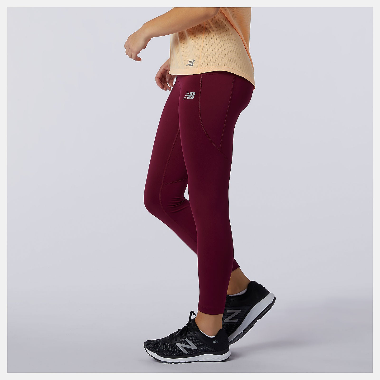 New Balance Printed Impact Run Crop