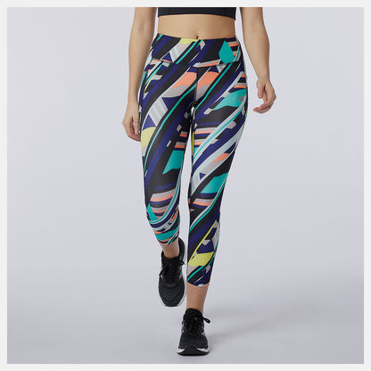 New Balance Printed Impact Run Crop