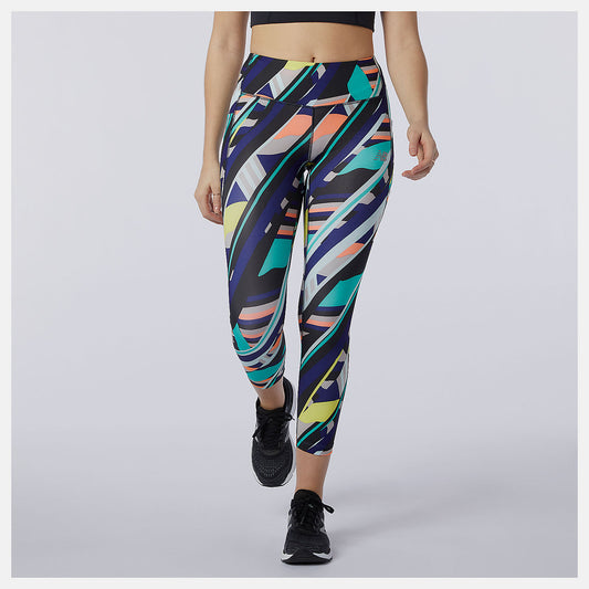 New Balance Printed Impact Run Crop