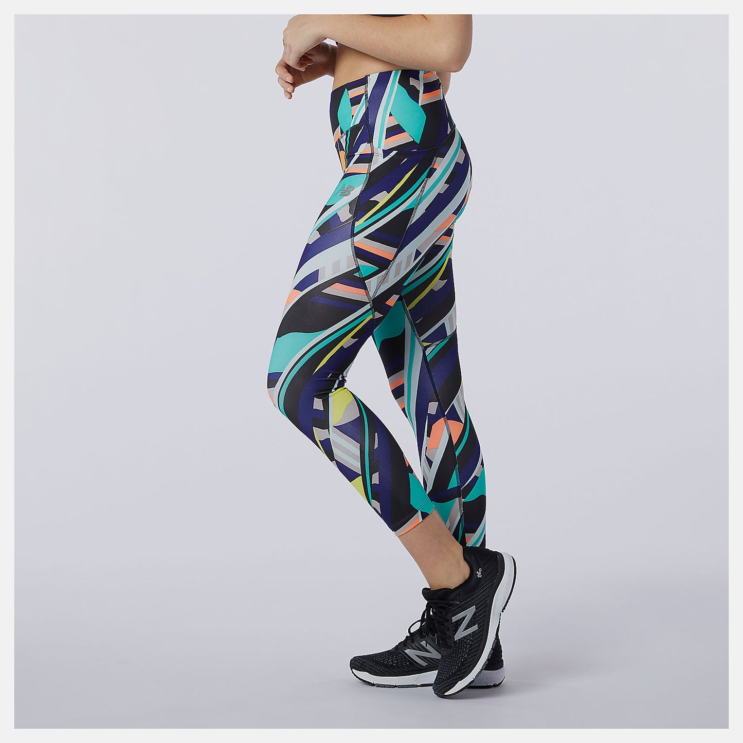 New Balance Printed Impact Run Crop
