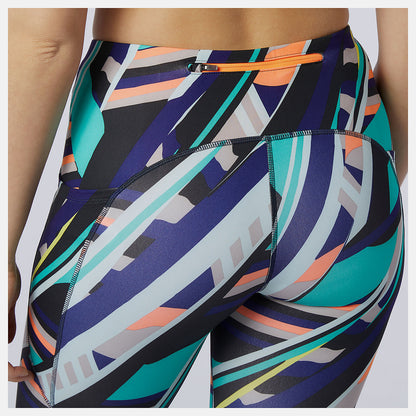 New Balance Printed Impact Run Crop