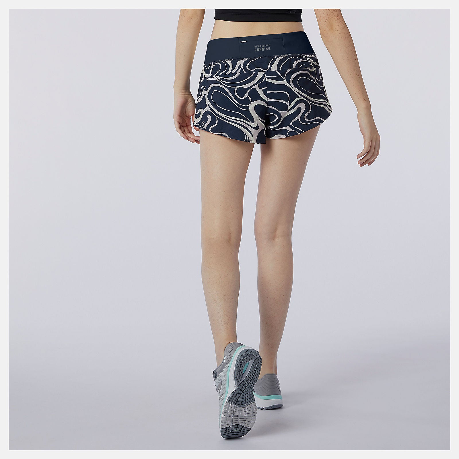 New Balance Printed Impact Run Short 3 Inch