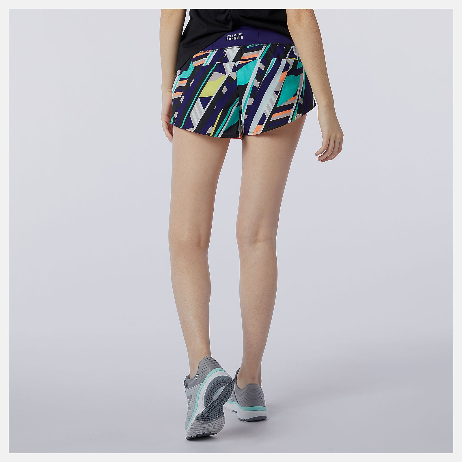 New Balance Printed Impact Run Short 3 Inch