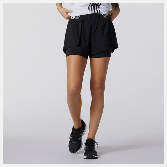 New Balance Relentless 2 In 1 Short