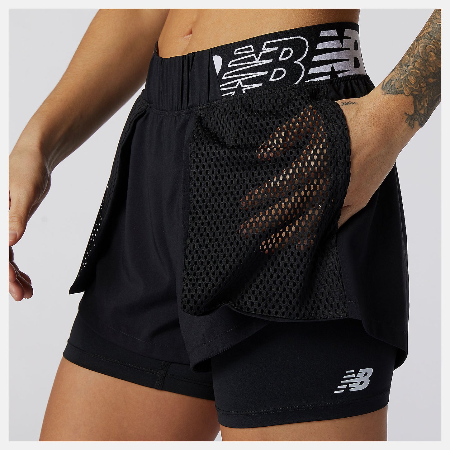 New Balance Relentless 2 In 1 Short