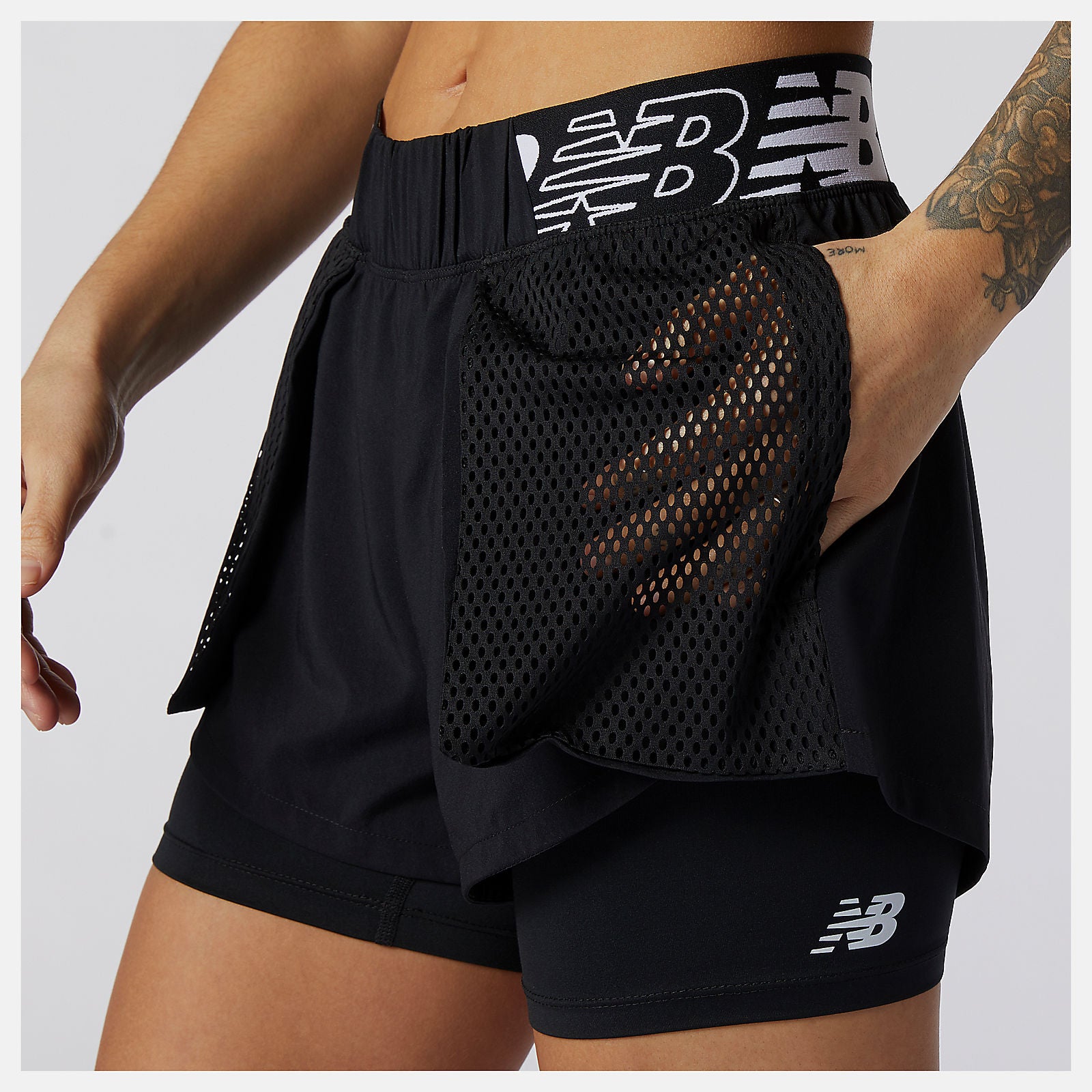 New Balance Relentless 2 In 1 Short