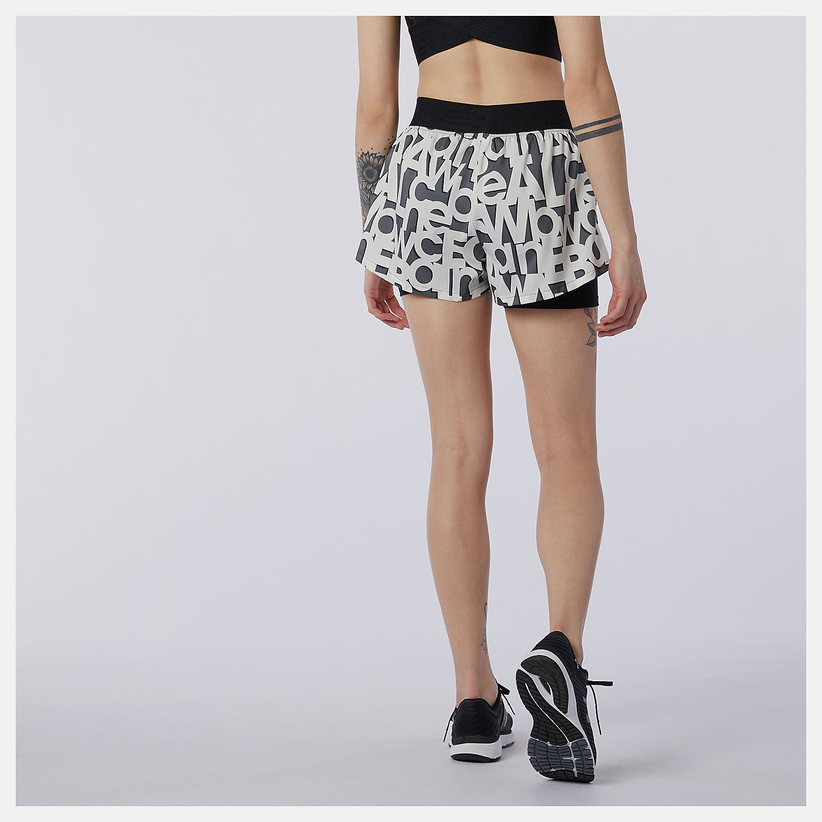 New Balance Relentless 2 In 1 Short Printed