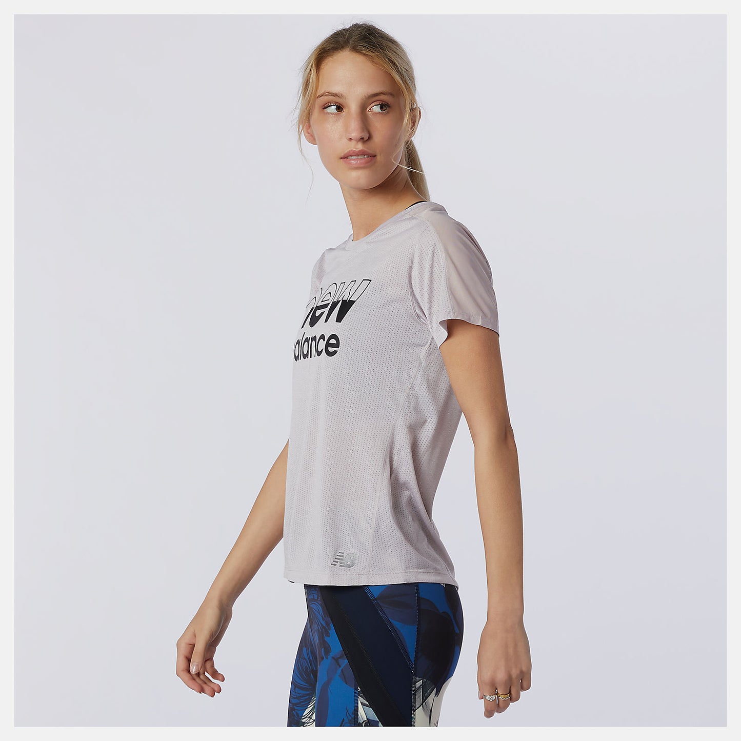 New Balance Printed Impact Run Short Sleeve