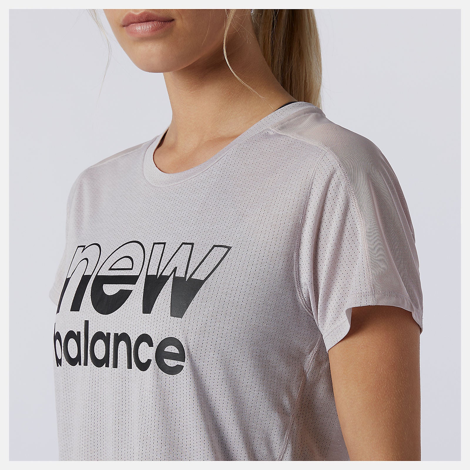 New Balance Printed Impact Run Short Sleeve