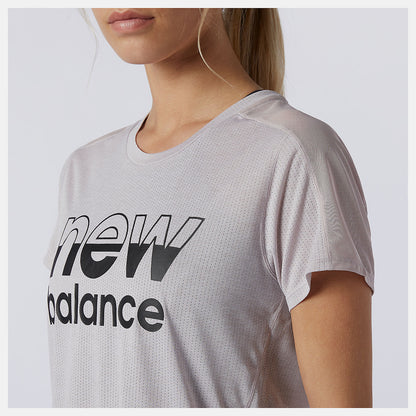 New Balance Printed Impact Run Short Sleeve