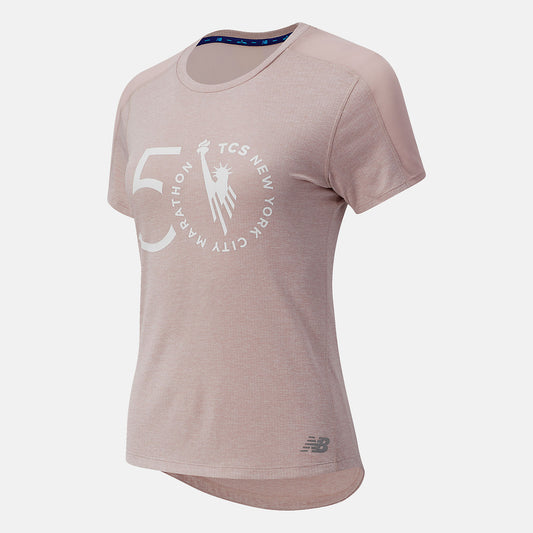 New Balance NYC Marathon Impact Run Short Sleeve