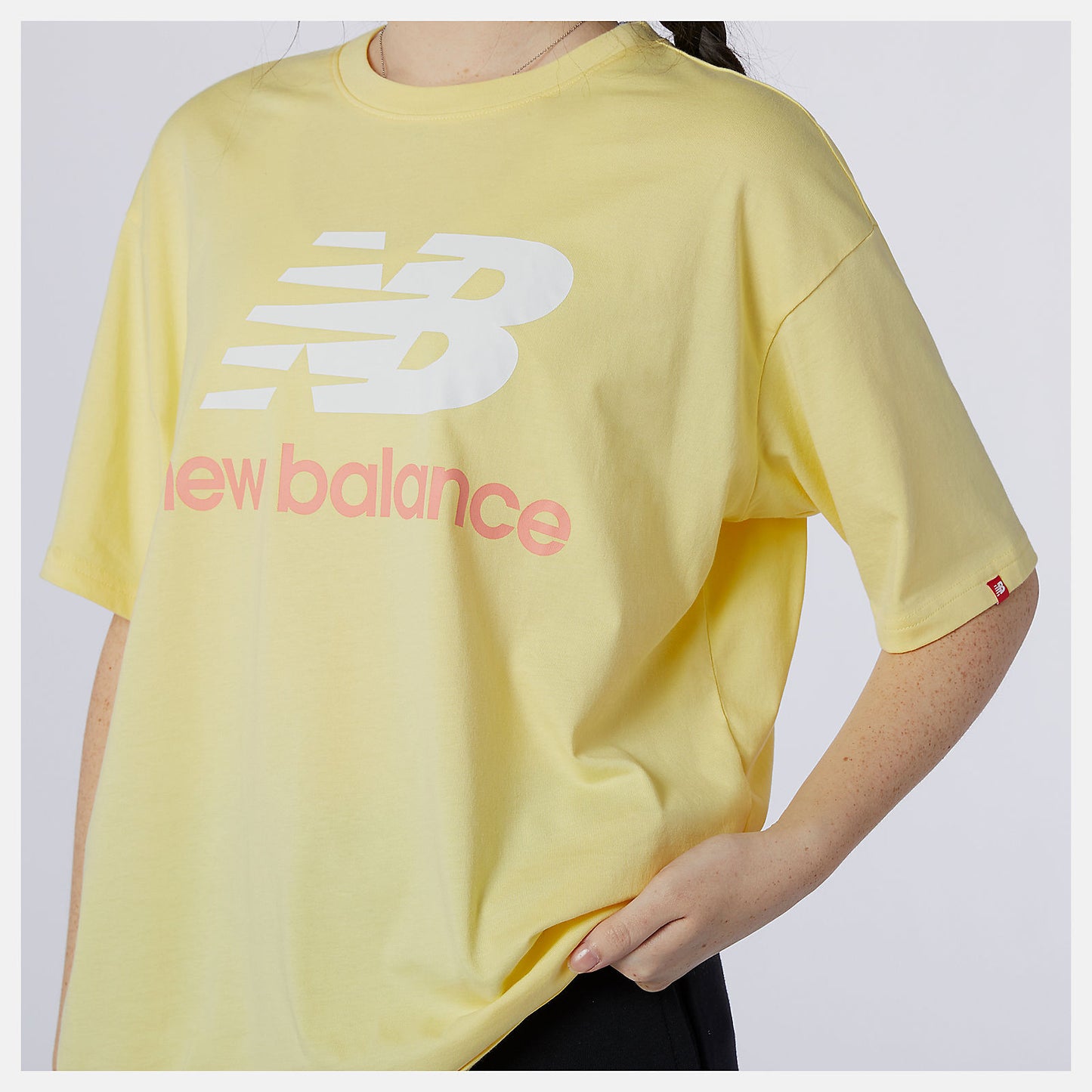 New Balance NB Essentials Stacked Logo Tee