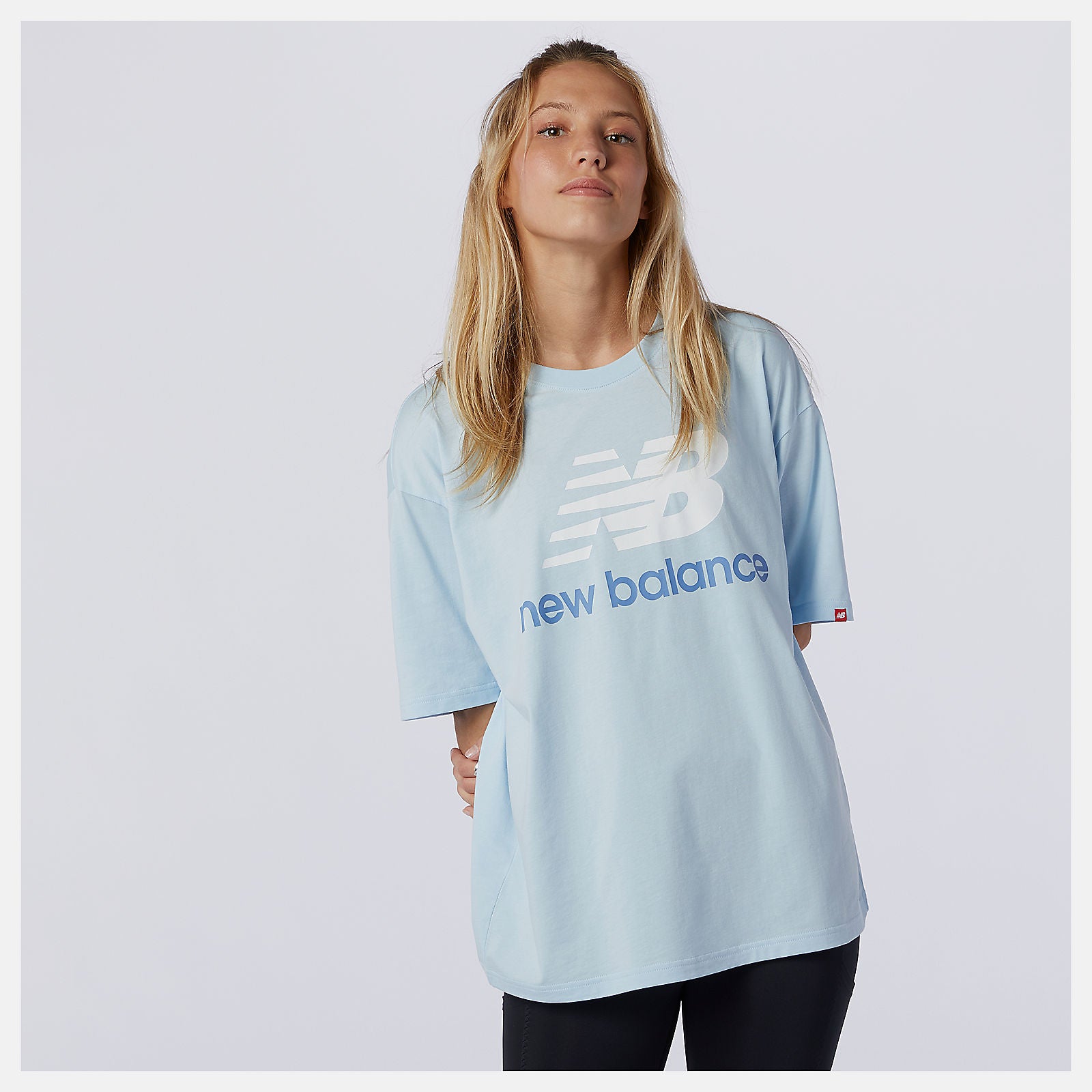 New Balance NB Essentials Stacked Logo Tee