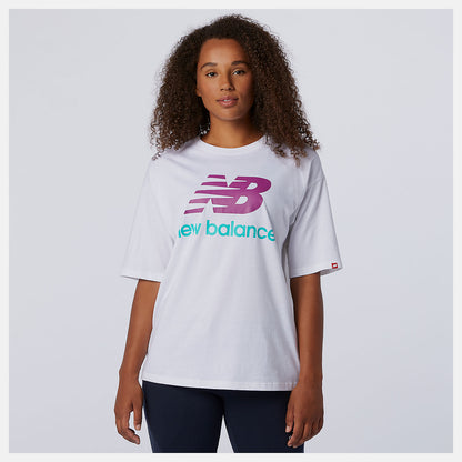 New Balance NB Essentials Stacked Logo Tee