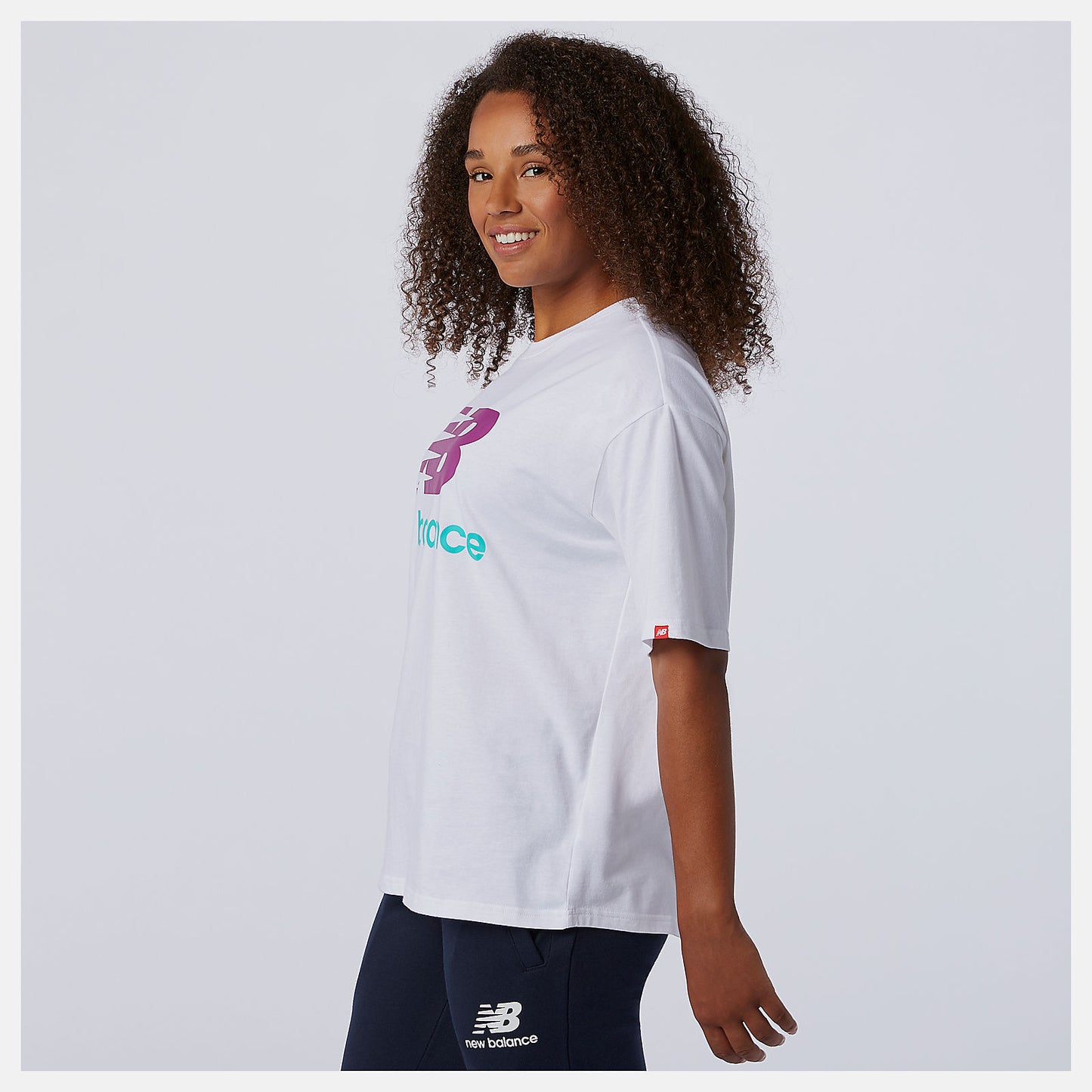 New Balance NB Essentials Stacked Logo Tee