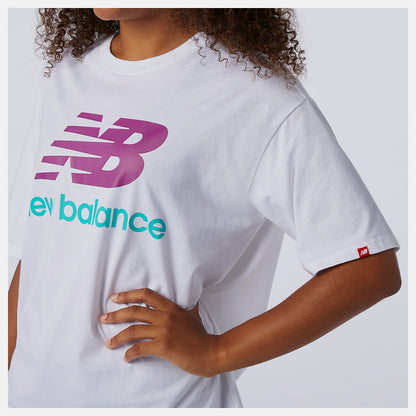 New Balance NB Essentials Stacked Logo Tee