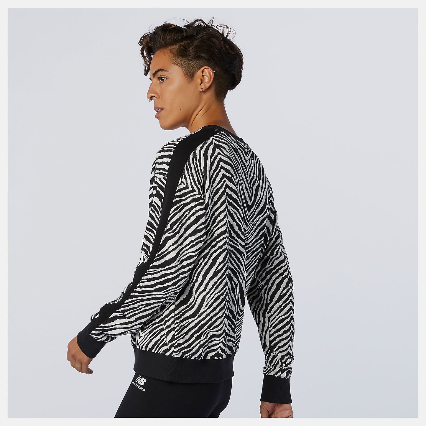 New Balance NB Athletics AOP Animal Print Crew