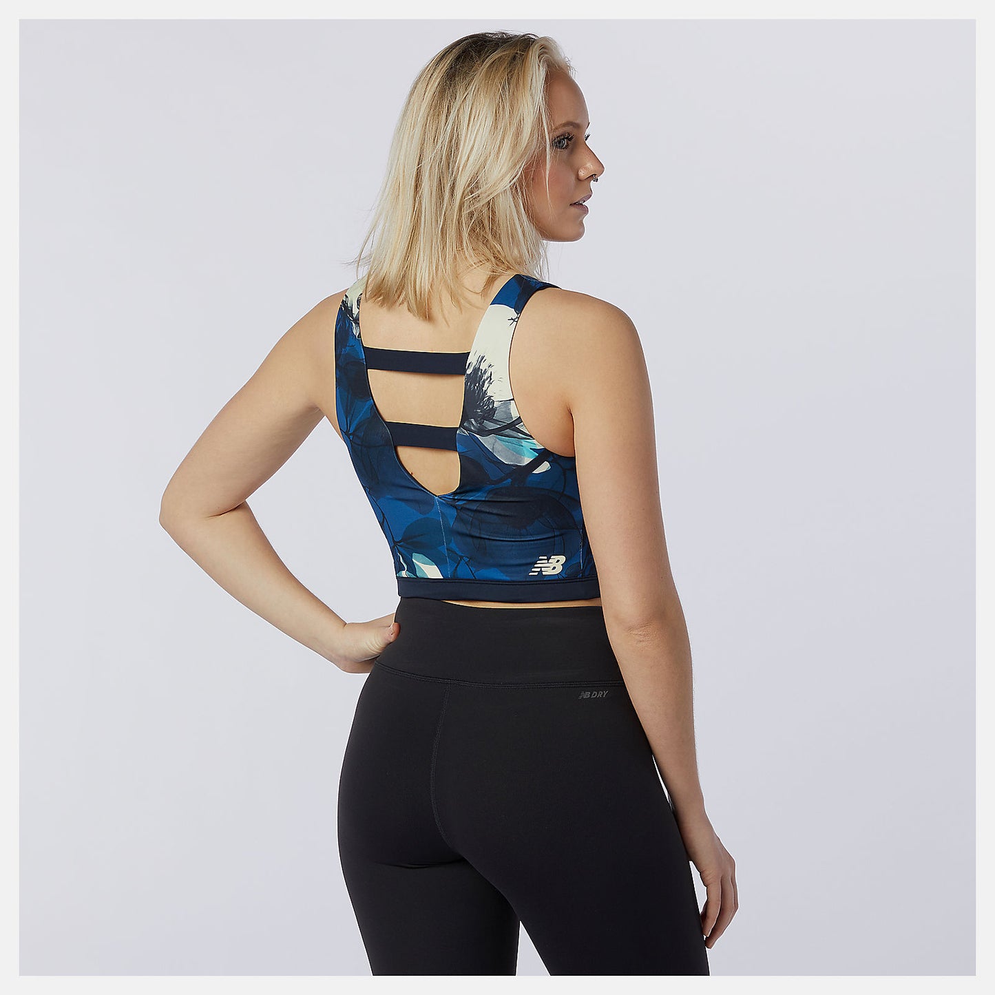 New Balance Transform NBSleek Printed Crop Top