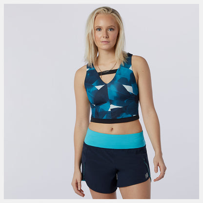 New Balance Transform NBSleek Printed Crop Top