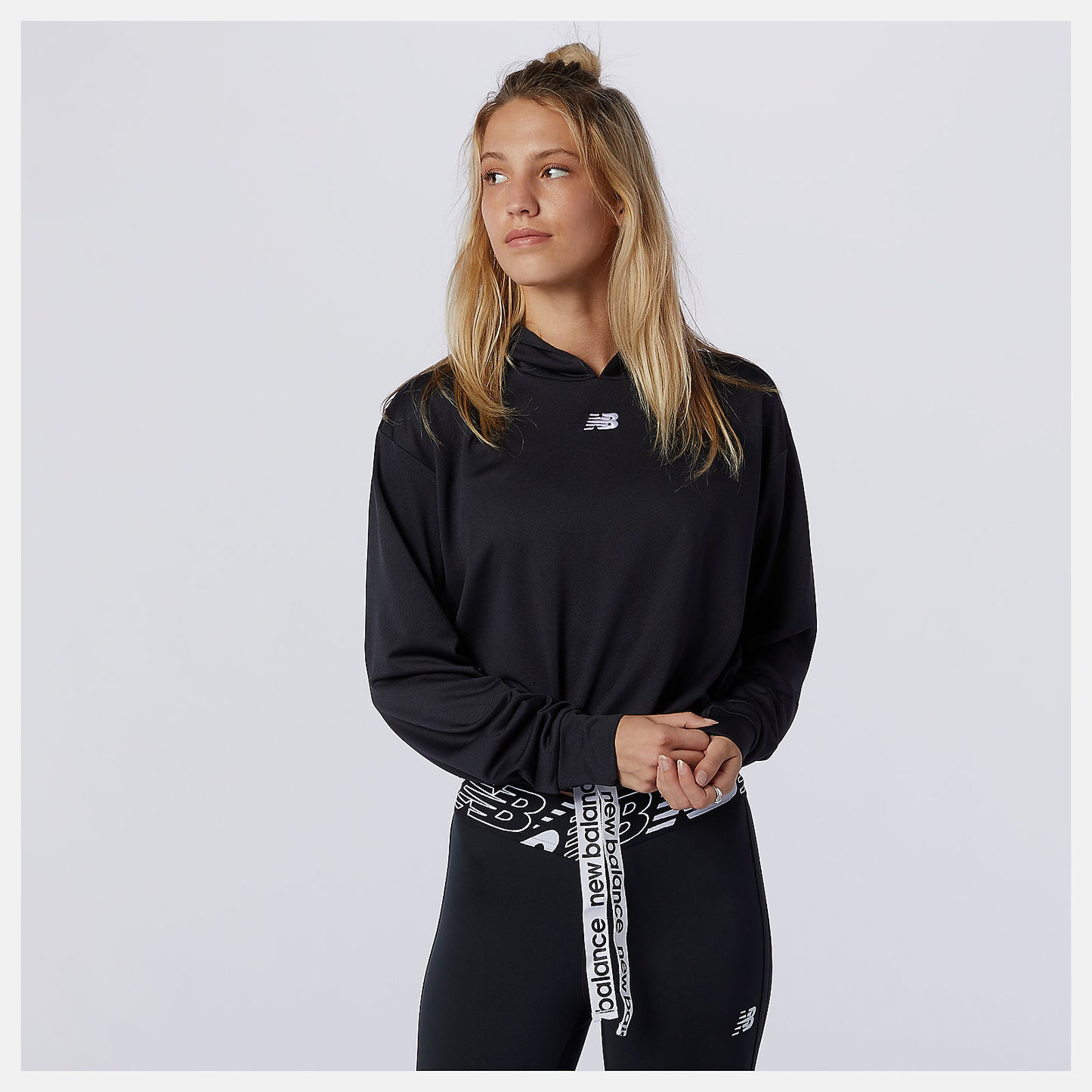 New Balance Relentless Cinched Hem Hoodie