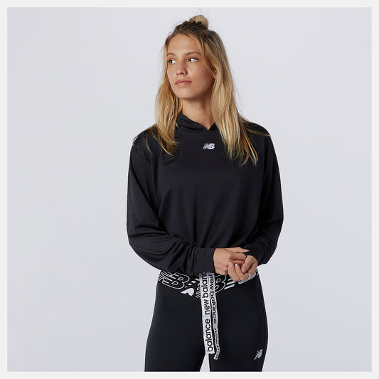 New Balance Relentless Cinched Hem Hoodie