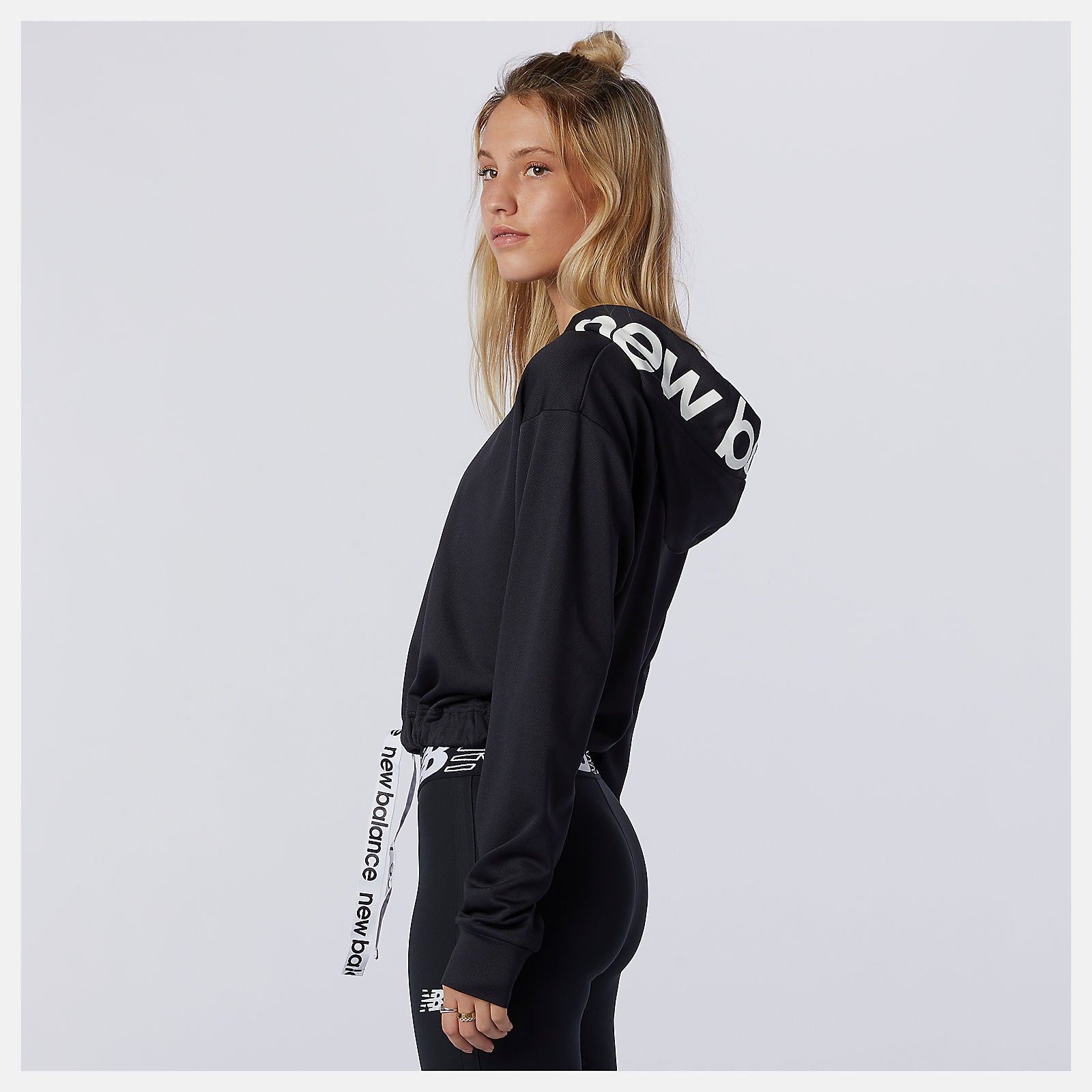 New Balance Relentless Cinched Hem Hoodie