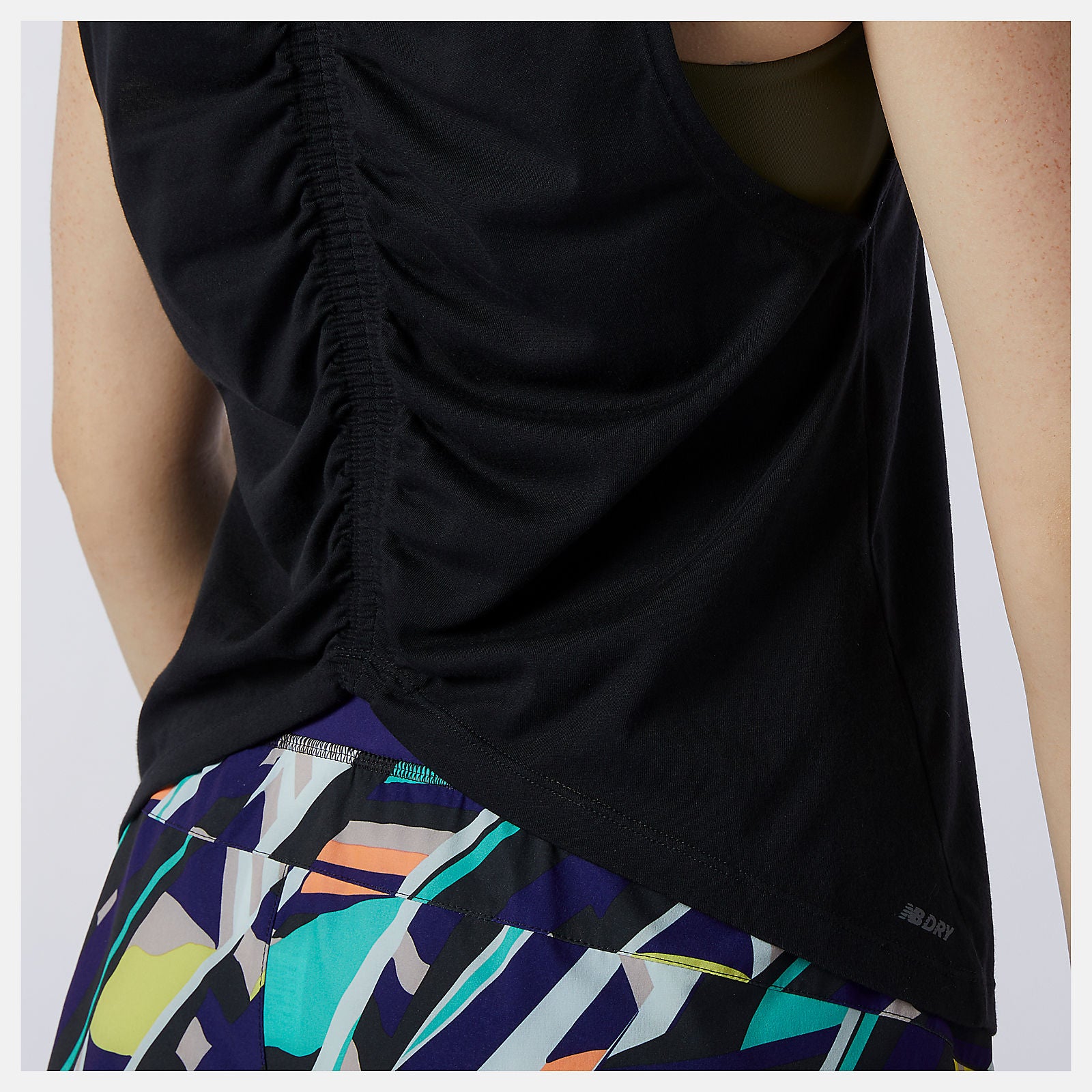 New Balance Relentless Cinched Back Graphic Tank