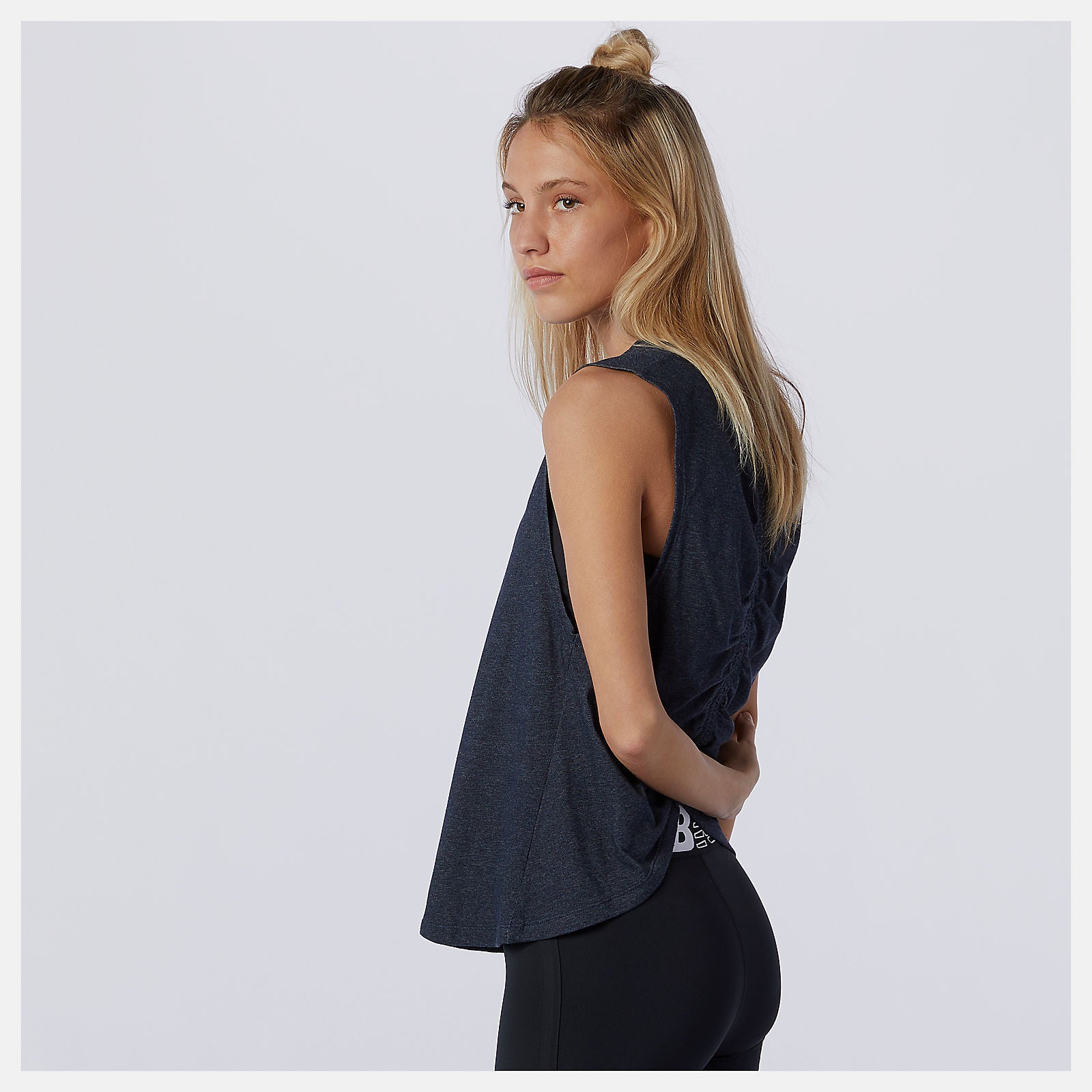 New Balance Relentless Cinched Back Graphic Tank