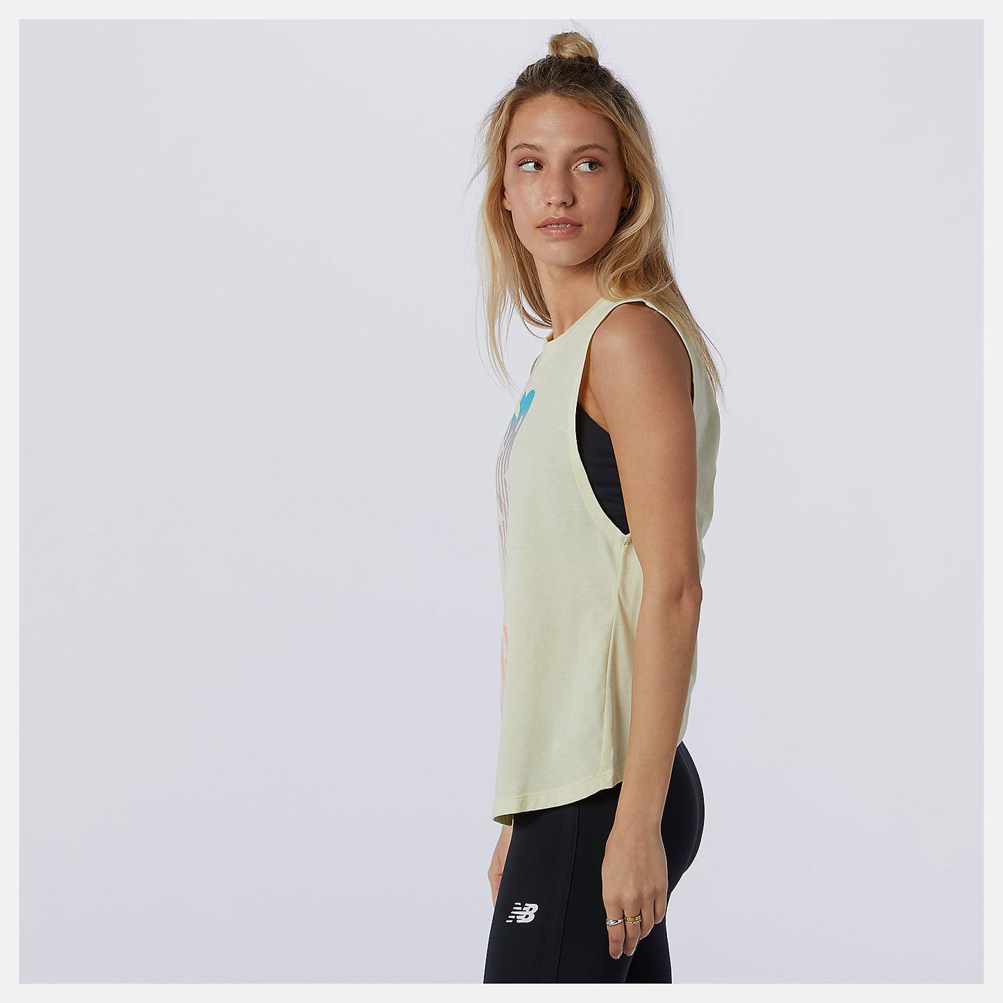 New Balance Relentless Cinched Back Graphic Tank