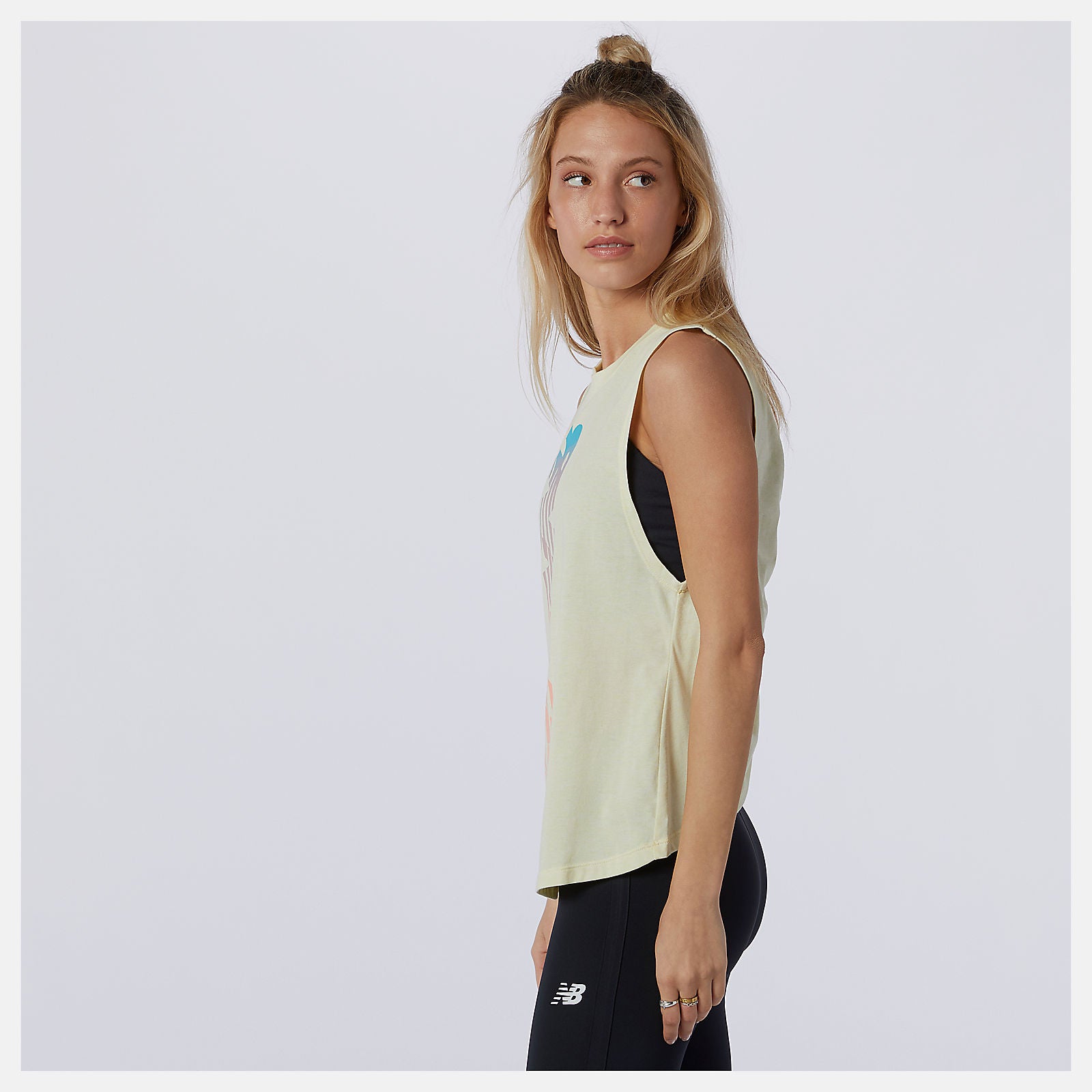 New Balance Relentless Cinched Back Graphic Tank