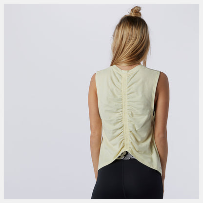 New Balance Relentless Cinched Back Graphic Tank