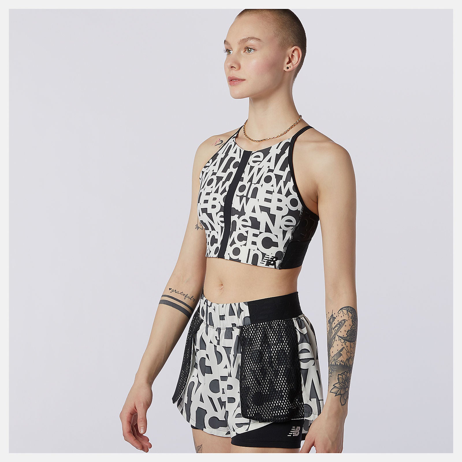 New Balance Relentless Printed Crop Top