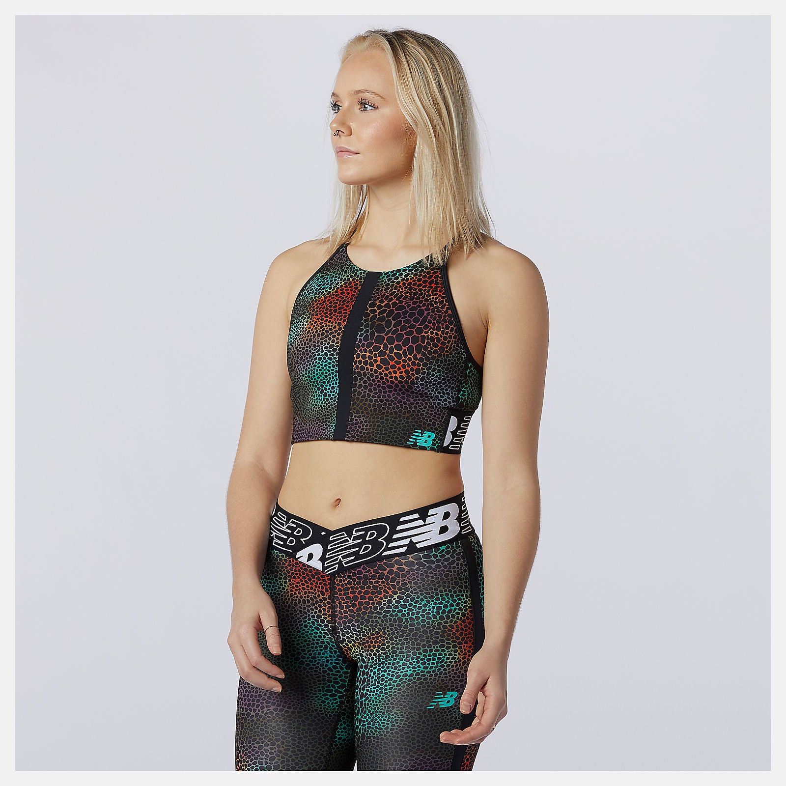 New Balance Relentless Printed Crop Top