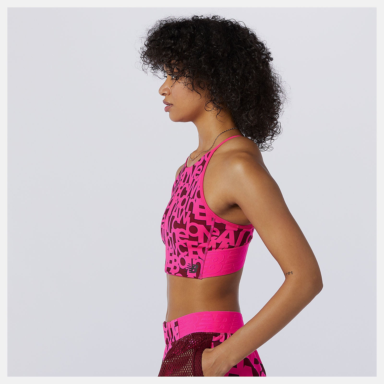 New Balance Relentless Printed Crop Top