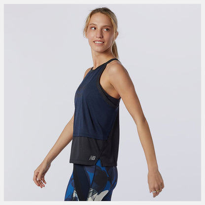 New Balance Printed Impact Run Hybrid Tank
