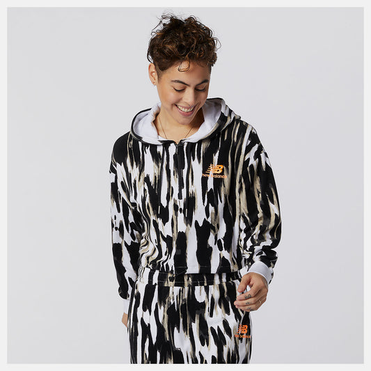 New Balance NB Athletics Collide Printed Terry Hoodie