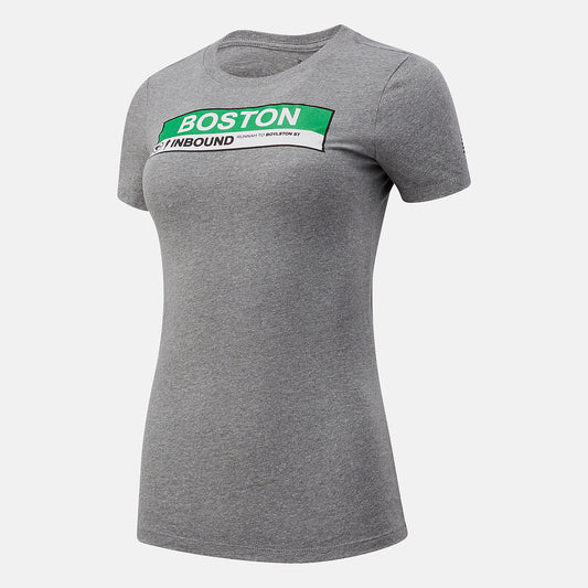 New Balance Boston INBound Green Line Graphic Tee