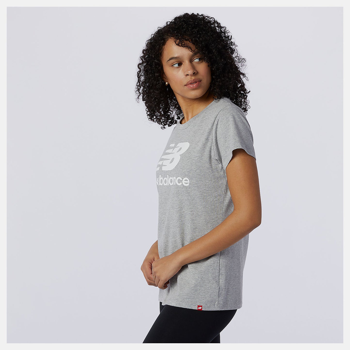 New Balance Essentials Stacked Logo Tee