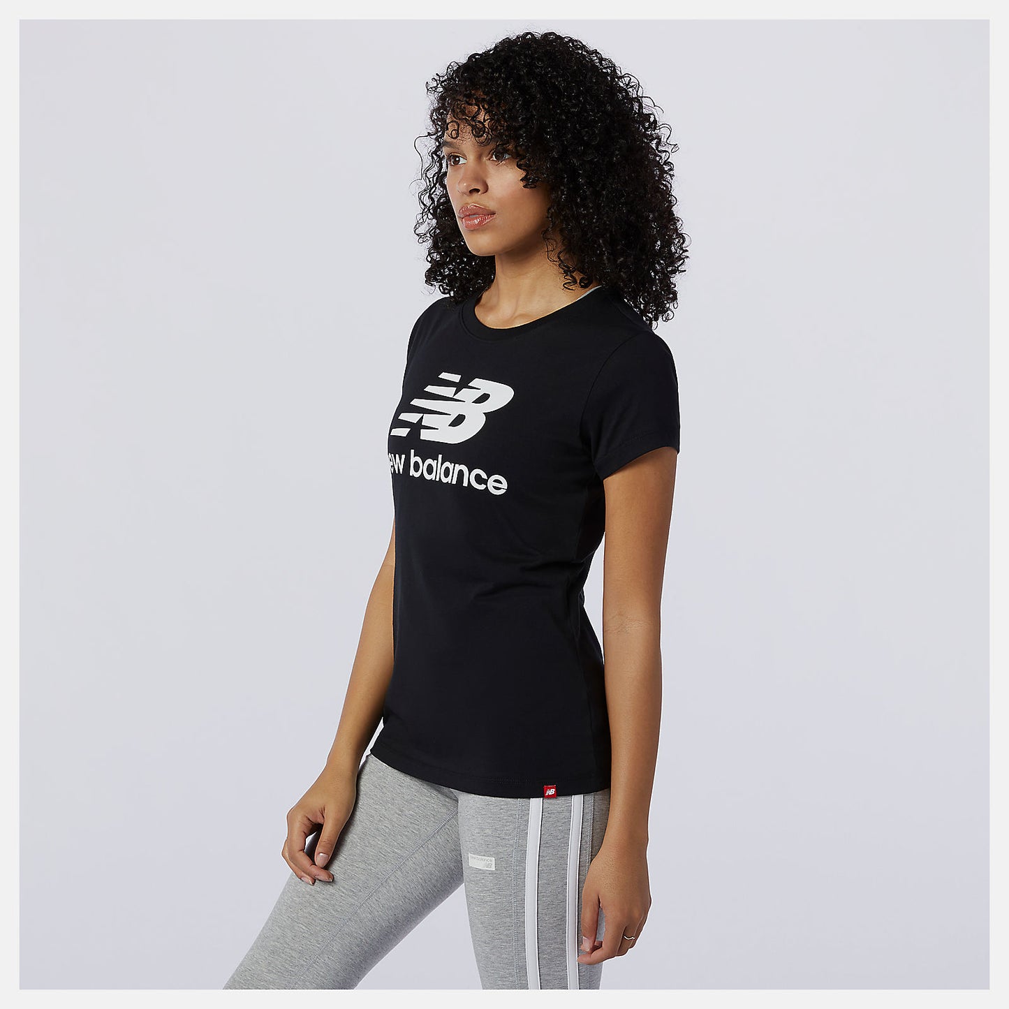 New Balance Essentials Stacked Logo Tee