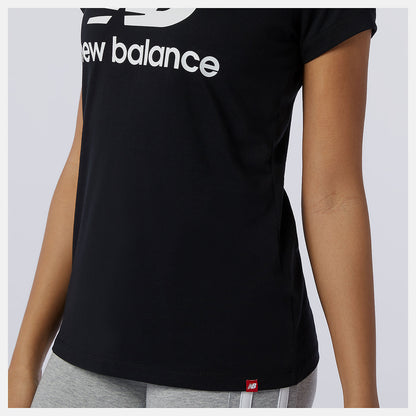 New Balance Essentials Stacked Logo Tee